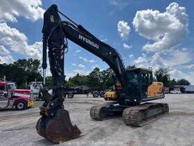 Hx220a-l 2021 Hyundai Hydraulic Excavator Aux Hyd Q/c Bucket Tractor Bidadoo