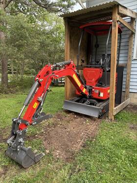 Hy14c Huayee Mini Excavator 1.4 Ton Tracked Digger 13.5hp B&s Epa Gas Engine