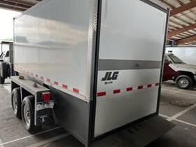 Ec-14 Jlg/triple L Enclosed Hydraulic Drop Deck Trailer 2008 Ec14 Utility Equipment