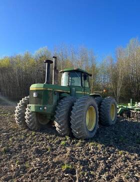 8640h John Deere 1980 Tractor 275hp 4wd 10 750 Hours Ac/radio Dual Tires