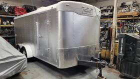 K716bt-wt Cargo Enclosed Haulmark Box-trailer 2003 17 Ft / Heavy Duty. Ramp Roof A/c