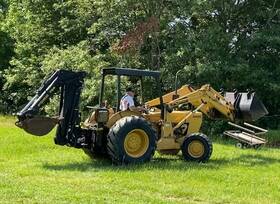 445c Kd5p New Holland Ford Loader 55 Hp Diesel 4wd 4x4 With 764 Backhoe