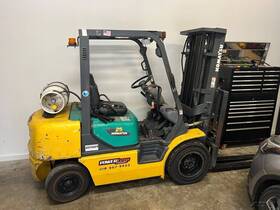 Fg25ht-14 Komatsu 2005 Forklift 5 478 Hours Open Rops 15ft8 Inch Max Lift Height