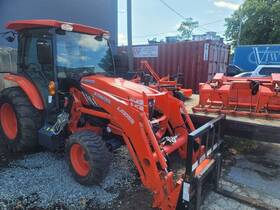 L4760hstc Kubota 2018 Tractor With Trailer And Attachments 4wd 49hp 290 Hrs Heat/ac