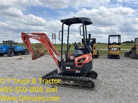 U17-vr1 Kubota 2017 U17 Vr1 Compact Mini Excavator Ex 18in Bucket 17hp Used