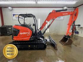 Kx057-5 2022 Kubota Orops Angle Blade Track Excavator