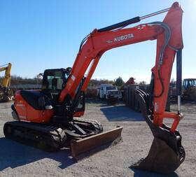 Kx080-45 2018 Kubota Mini Excavator