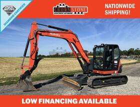 Kx080-4s2 2022 Kubota Excavator 312hrs Enclosed Cab Heat&a/c 2spd Aux Hyd
