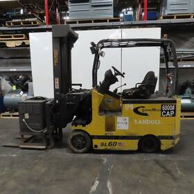 Sl60se90d Landoll Drexel 6000lb 3-stage Swing Mast Electric Forklift 72v 1543 Hr