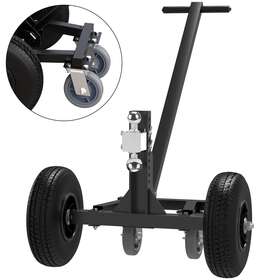 Ledkingdomus 197839401037 Adjustable Height Trailer Dolly With 2 Inch And 1-7/8 Ball Flat-free Tires 1500lbs