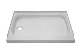 210369 Lippert Replacement Shower Pan With Left Drain Scratchresistant Abs Ac G1n