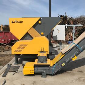 Lr1400 Untha Stationary Wood Shredder For Recyclers Pallets Logs Lumber