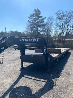Ls40 2023 Pj Trailer Ls 40 Gooseneck Flatbed Trailer. Perfect For Non Cdl Hotshot