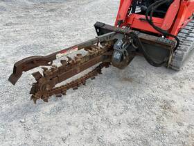 Lt304 Bobcat 48 Inch X 6 Trencher Attachment Fits Skid Steer Loader Rock Teeth