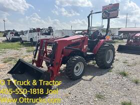 2645-nc Mahindra 2023 2645 Nc Utility Tractor 3point Loader Bucket 45hp