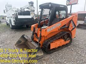 Manitou 1350rt 2022 Track Skid Steer Loader Joystick 46hp 6500lb Used
