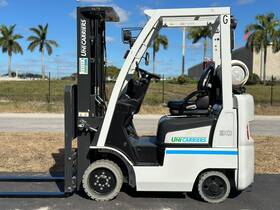 Mcp1f1a15lv 2018 Nissan Unicarriers 3000 Lb Tripple Mast 187 Inch With Side Shift 1 503 Hrs