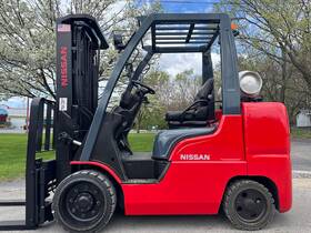 Mcug1f2f36lv Mcp1f1a25lv 2018 Nissan / Unicarrier 8000lb Capacity Traction Tire Forklift