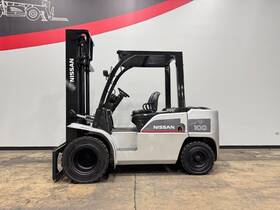 Md1f4a45v 2018 Nissan 10000 Lbs 2 Stage Dual Pneumatic Diesel Forklift Stk 15916