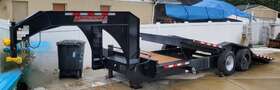 Ntbwb22-gn-230 Midsota 2022 8.5ftx22ft 23k Gvwr Tilt-flatbed Equipment Trailer With Torsion Axles