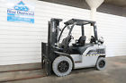 Mj1f4a35lv Nissan Pneumatic Tire Forklift Lp Gas Three Stage Mast Sideshift