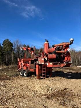 342917 Morbark 23ncl 2009 Wood Chipper 1 000hp V12 6 500 Hours Stock#342917