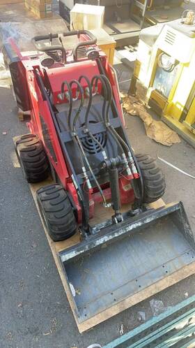 Ms320l Mms Mini Skid Steer Wheel Loader 13.5hp Gas Engine