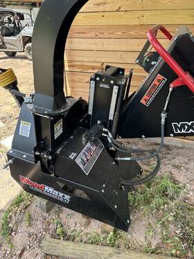 Mx-8600 Wood Max Chipper Pto Operated For Tractor Such As John Deere Kubota