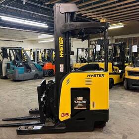 N35zdr2 2019 Hyster 3500lbs Deep Reach Forklift 36v Sideshift 239 Inch Lift