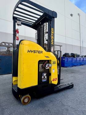 N40zrs2-16.5 2014 Hyster Electric Reach Truck Narrow Aisle Forklift With Charger