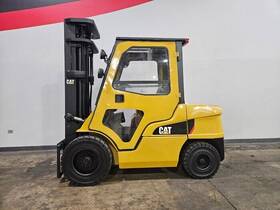 14683 P6500 2006 Caterpillar 6 500 3 Stage Pneumatic Lpg Forklift Stk