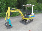 Pc07-1 Komatsu Mini Hydraulic Excavator Diesel Rubber Tracks Backfill Blade