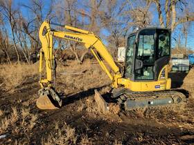 Pc35mr-5 Used Mini Excavator 2020 Komatsu Hydraulic Thumb Low Hours Ac Heated