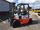 Pj02a25 Nissan Pneumatic 5000lb Forklift