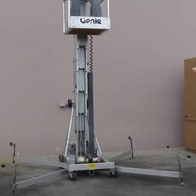 Plc-24ac Genie Personnel Lift. Model Plc-24ac. 110/220v. 24 Ft. Lift Height. 300 Lb. Max