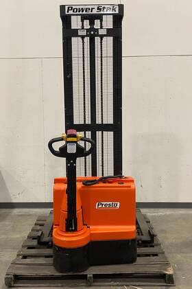 Pps2200-150as Presto Powerstak 2200 Lb. Capacity Powered Lift And Drive Straddle Pallet Stacker