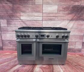 Prg486wdh Thermador Range 48 Inch Pro Harmony All-gas 120v 6 Star Burners Griddle Warranty