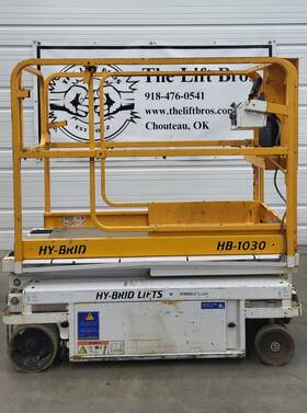 Ps-1030 Electric Scissor Lift Hybrid Ps 1030 10ft Manlift Skyjack Jlg Genie #4354
