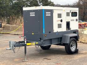 Qas70idft4 2023 Atlas Copco 56kw Towable Generator 70kva Genset Isuzu Bidadoo