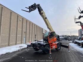R1370 2023 Jlg 67ft 13k Telescopic Reach Forklift Rotator Telehandler Cab Bidadoo