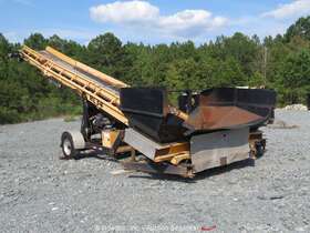 Rl34 Cas Towable Mobile Conveyor Reloader Material Gravel Mulch Slinger Bidadoo