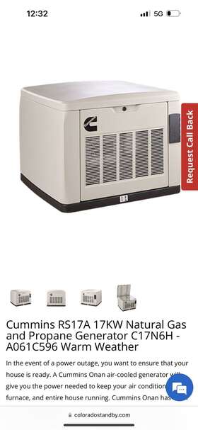 Rs17a Cummins 17kw Home Standby Generator- Free Shipping Within 300 Miles