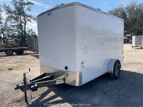Rs7121 2024 Cargo Craft S/a 12ft Concession Catering Food Service Trailer Bidadoo