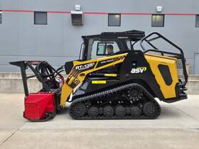 Rt-135 2023 Asv Diesel Forestry Track Skid Steer Fecon Multcher Low Hours