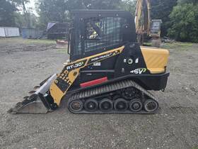 Rt-30 2017 Asv Compact Track Loader / Skid Steer - Full Cab With Heat