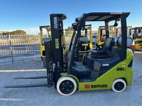 S25c New Clark Forklift - 5k Lb Cap 3 Stage Mast Lpg
