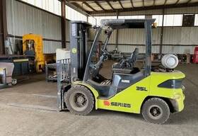 S35l 2021 Clark Pneumatic Forklift 7000 Lb. Capacity 3 Stage Connecticut