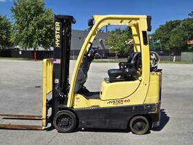 S40fts 2017 Hyster Psi Lpg 3 Stage Mast 4000 Lb Cushion Tire Forklift Yale