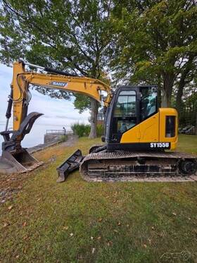 342957 Sany Sy155u 2021 Excavator Crawler Dig Depth18ft Stock#342957