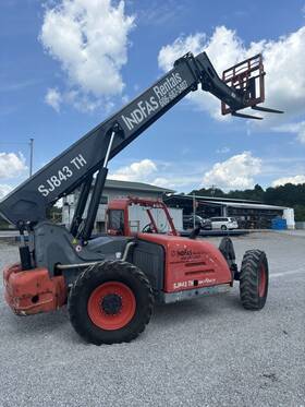 Sj843th 2018 Skyjack 8 000 Lbs Telescopic Reach Forklift Telehandler